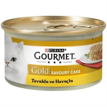 Gourmet - Gourmet Gold Savoury Parça Etli Tavuk ve Havuç Yetişkin Kedi Konservesi