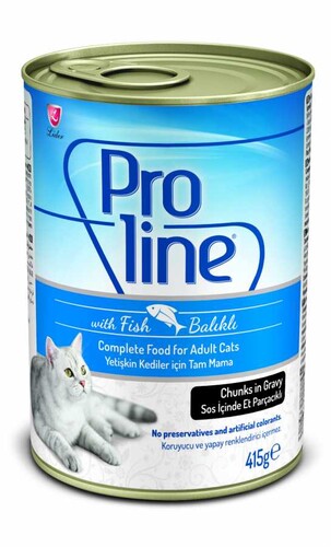 Proline - Pro Line Balıklı Sos İçinde Kedi Konserve Maması
