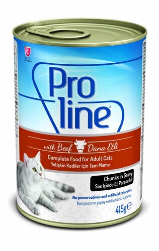 Proline - Pro Line Biftekli Yetişkin Kedi Konserve Maması