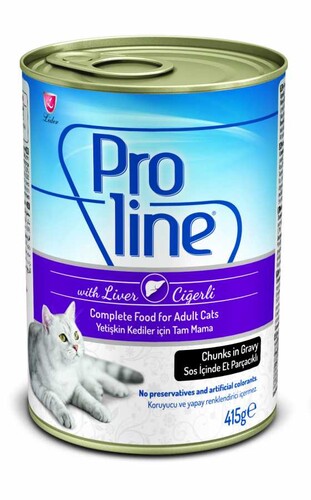 Proline - Pro Line Ciğerli Yetişkin Kedi Konserve Maması