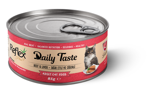 Reflex - Reflex Daily Taste Mousse With Sığırlı Ciğerli Kıyılmış Kedi Konserve Maması