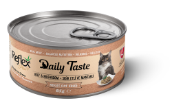 Reflex - Reflex Plus Daily Taste Mousse With Sığır Eti ve Mantarlı Kıyılmış Kedi Konserve Maması