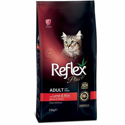 Reflex - Reflex Plus Kuzu ve Pirinçli Etli Yetişkin Kedi Maması