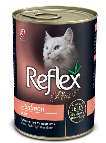 Reflex - Reflex Plus Somonlu Jöle İçinde Et Parçacıklı Kedi Konserve Maması