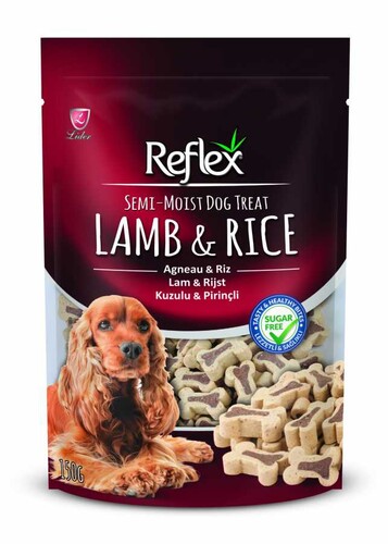 Reflex - Reflex Yarı Yumuşak Kuzulu & Pirinçli Köpek Ödül Maması